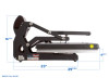 The MAXX® Clam Heat Press 16x20 by Stahls' shown open on a workbench—highlighting its large platen size, digital controls, and rugged clamshell frame.