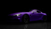 Arlon PCC #557 Matte Aluminum Purple vehicle wrap film featuring a brushed aluminum-style matte purple finish, available at Kirin Global Supplies