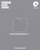 Arlon PCC #411 Gloss Silver Metallic vehicle wrap film featuring a brilliant silver metallic finish with high-gloss sheen, available at Kirin Global Supplies