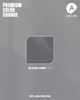 Arlon PCC #413 Gloss Grey vehicle wrap film featuring a smooth, high-gloss medium grey finish, available at Kirin Global Supplies