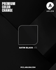 Arlon PCC #453 Satin Black vehicle wrap film featuring a smooth, low-sheen satin black finish, available at Kirin Global Supplies