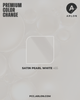 Arlon PCC #455 Satin Pearl White vehicle wrap film featuring a soft white satin finish with pearlescent sheen, available at Kirin Global Supplies