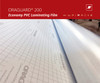 ORAGUARD® 200 Gloss 54" x 150ft roll of 2.5 mil laminating film with a high-gloss finish, ideal for short-term flat digital print protection.