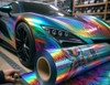 Graphictac rainbow holographic printable vinyl 20 x 100 roll