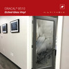 ORACAL 8510 Etched Glass Cal: 3 mil calendered PVC in silver & gold, fine & coarse structures. 7-year outdoor life, B-s1,d0 flame rated. 15"–48" rolls, ships from Phoenix.