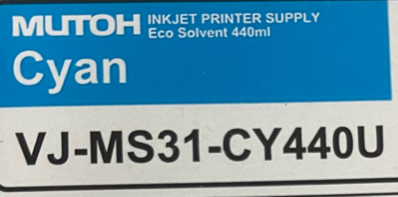 Mutoh Eco Solvent Replacement Ink - VJ-MS31-440U