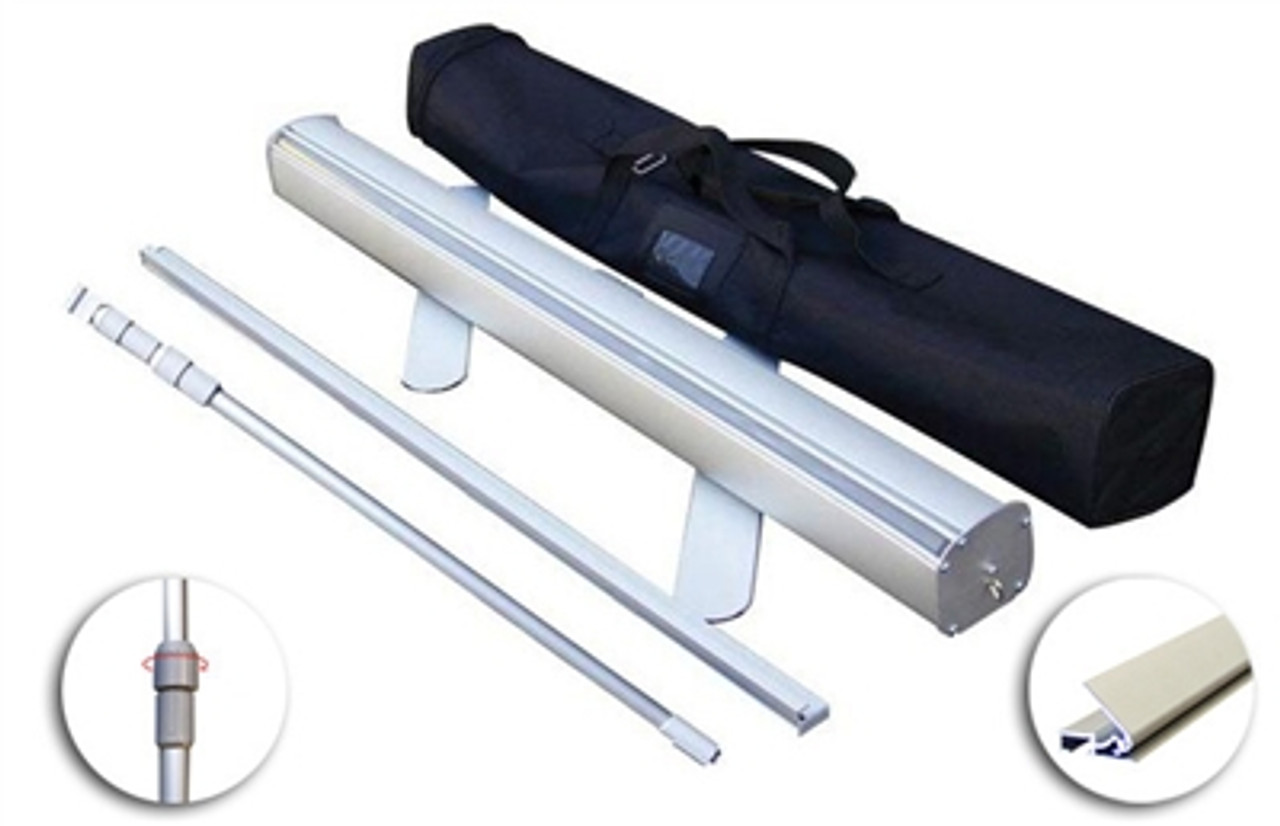 Retractable Roll Up Banner Stand 33" Stand Only