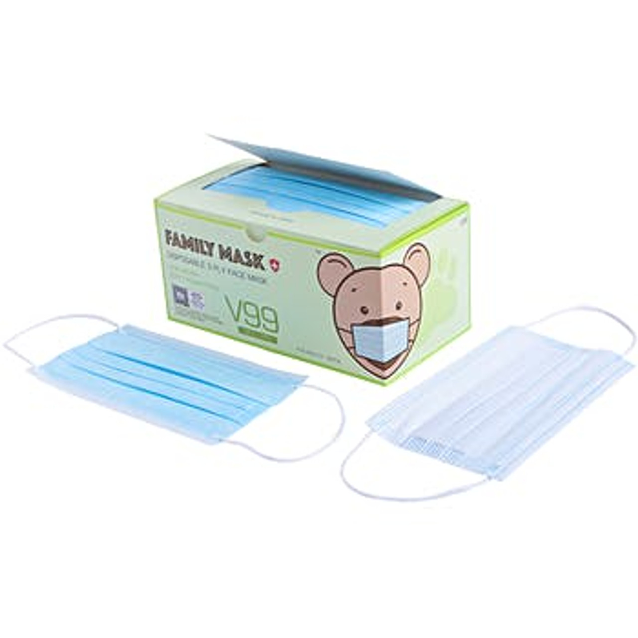 Disposable Face Mask with Ear Loops - 50 Pack