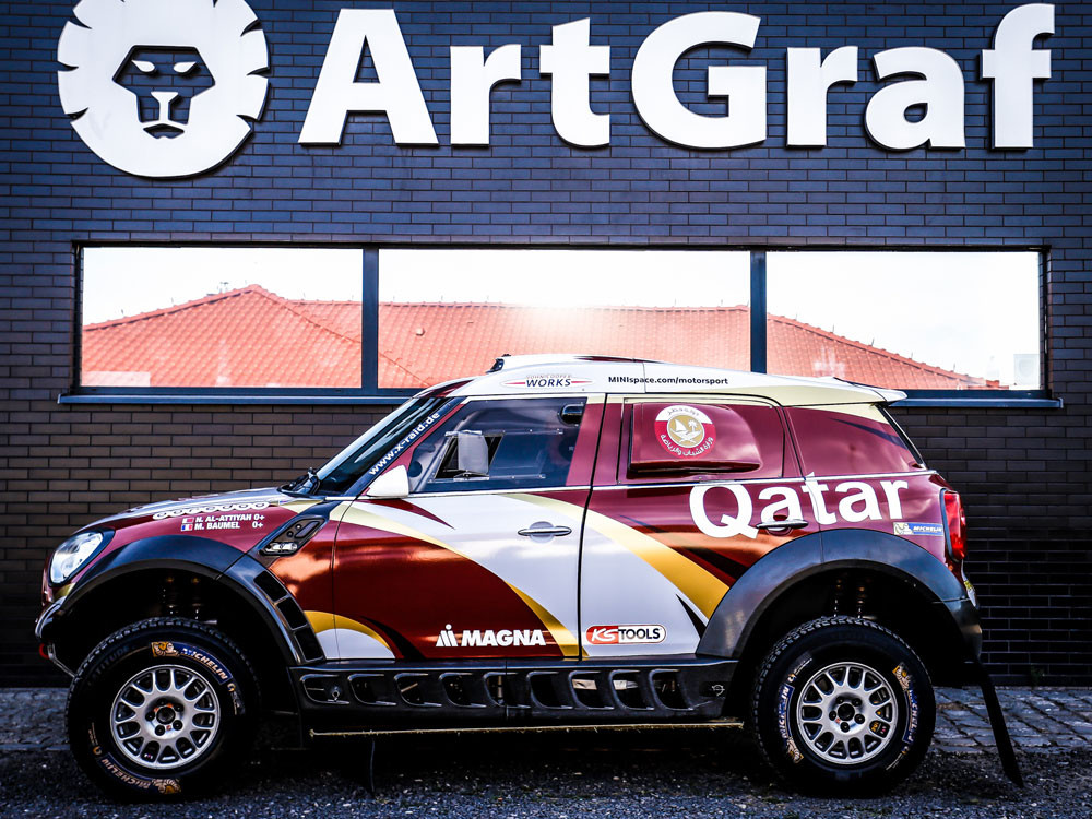 Printed graphics on Arlon DPF 6000XRP vinyl applied to wall signage with strong adhesion and clean finish