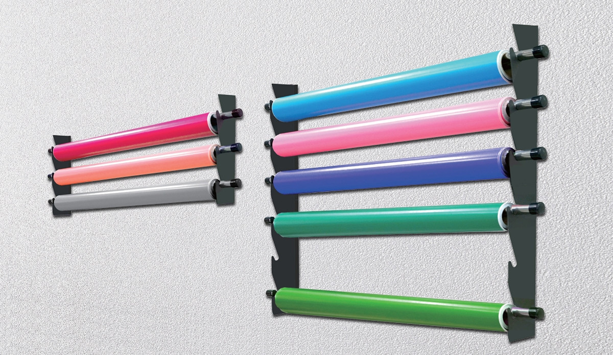 Organize Your Media Rolls with the Stylish and Durable Wall Mount