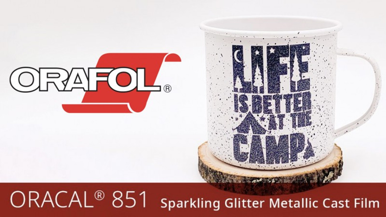 Oracal 851 Sparkling Glitter Metallic Vinyl - 24" & 48" (Special Order) 