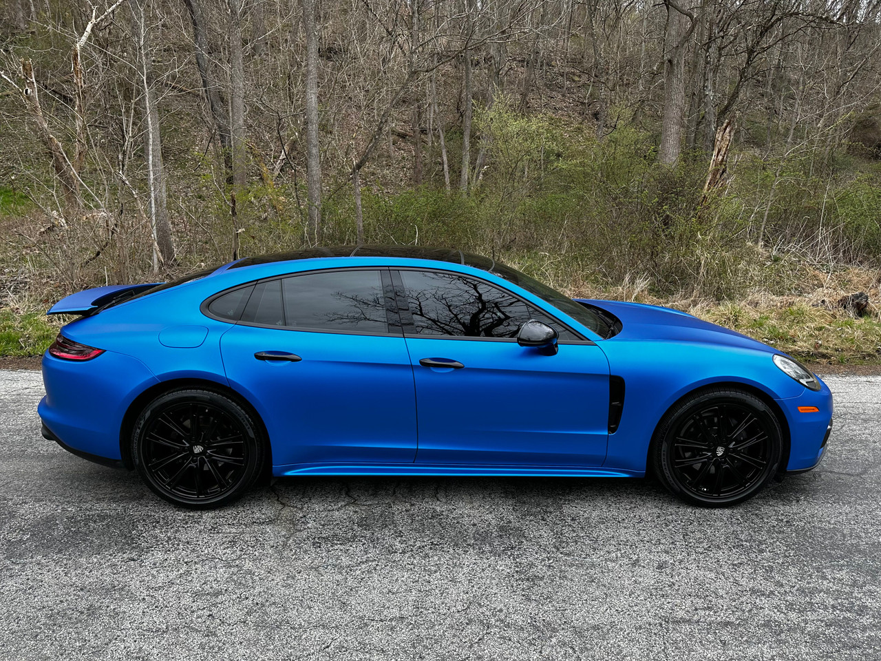 KPMF K75500 Matte Iced Blue Titanium Vinyl Wrap | Premium Vehicle