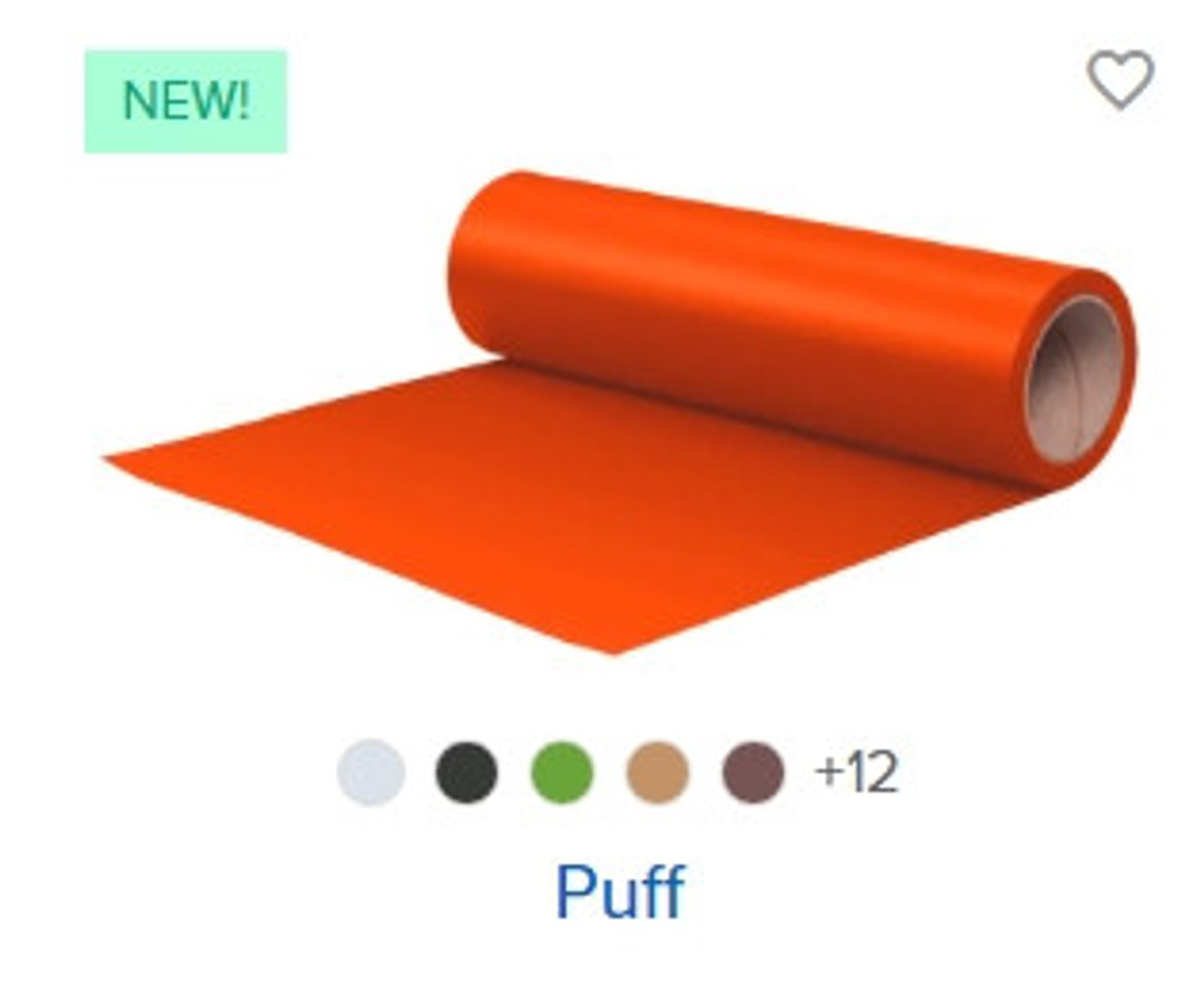 CAD-CUT® Puff Heat Transfer Vinyl - Elevate your apparel with popular puff effect