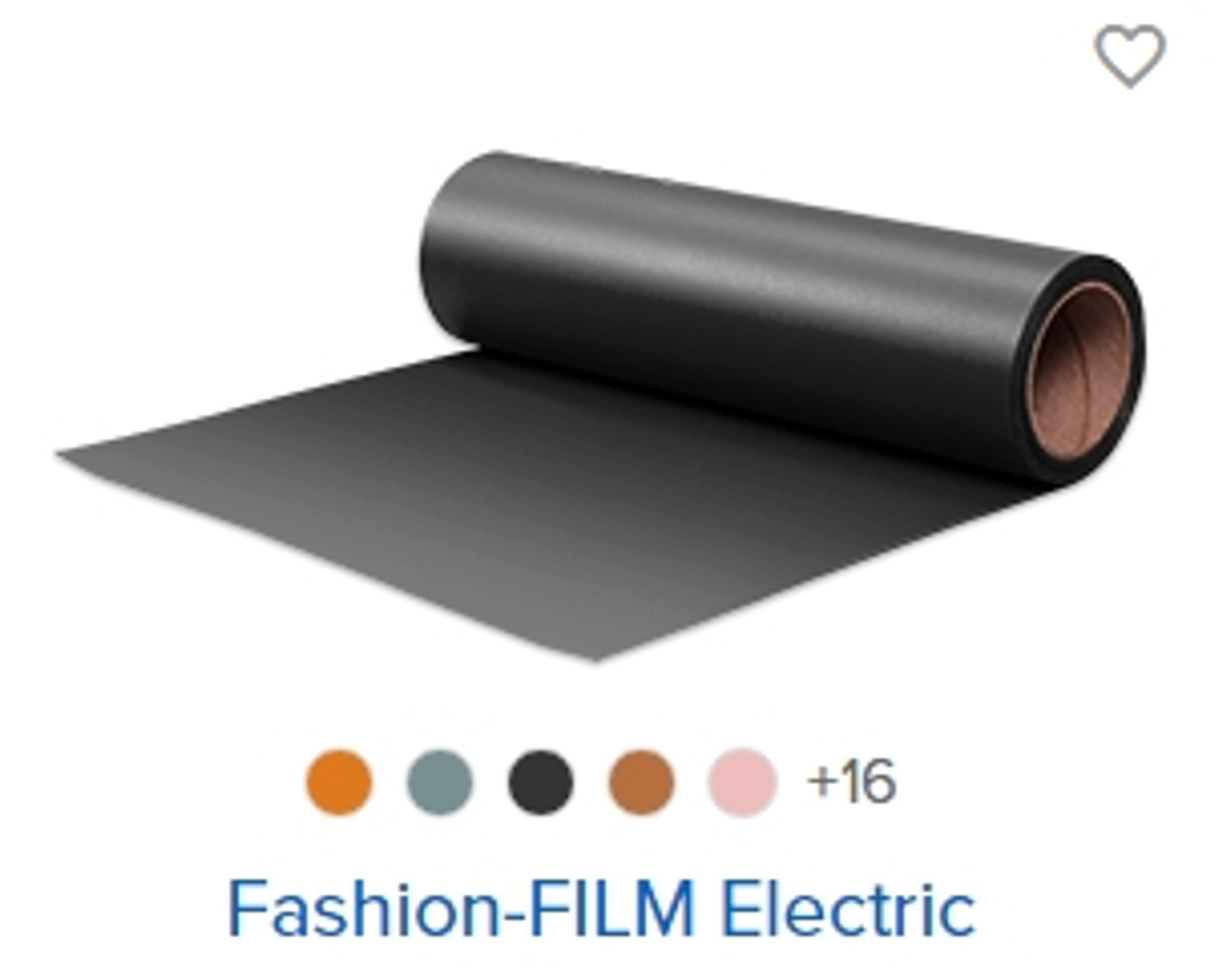 CAD-CUT® Fashion-FILM® Electric Heat Transfer Vinyl
Create fashionable looks that get noticed with this special effect HTV