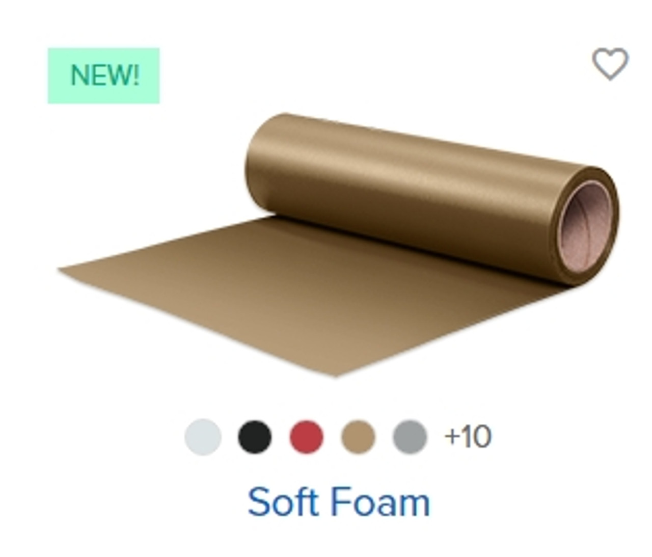 Soft Foam offers all the benefits of our traditional HTV, but adds a unique, raised look and feel to any item it’s applied to—like graphic tees and hoodies. Its soft, velvet-like texture and dimensional effect is perfect for creating premium designs for everyday fashion, spirit wear, athletics, and more.
