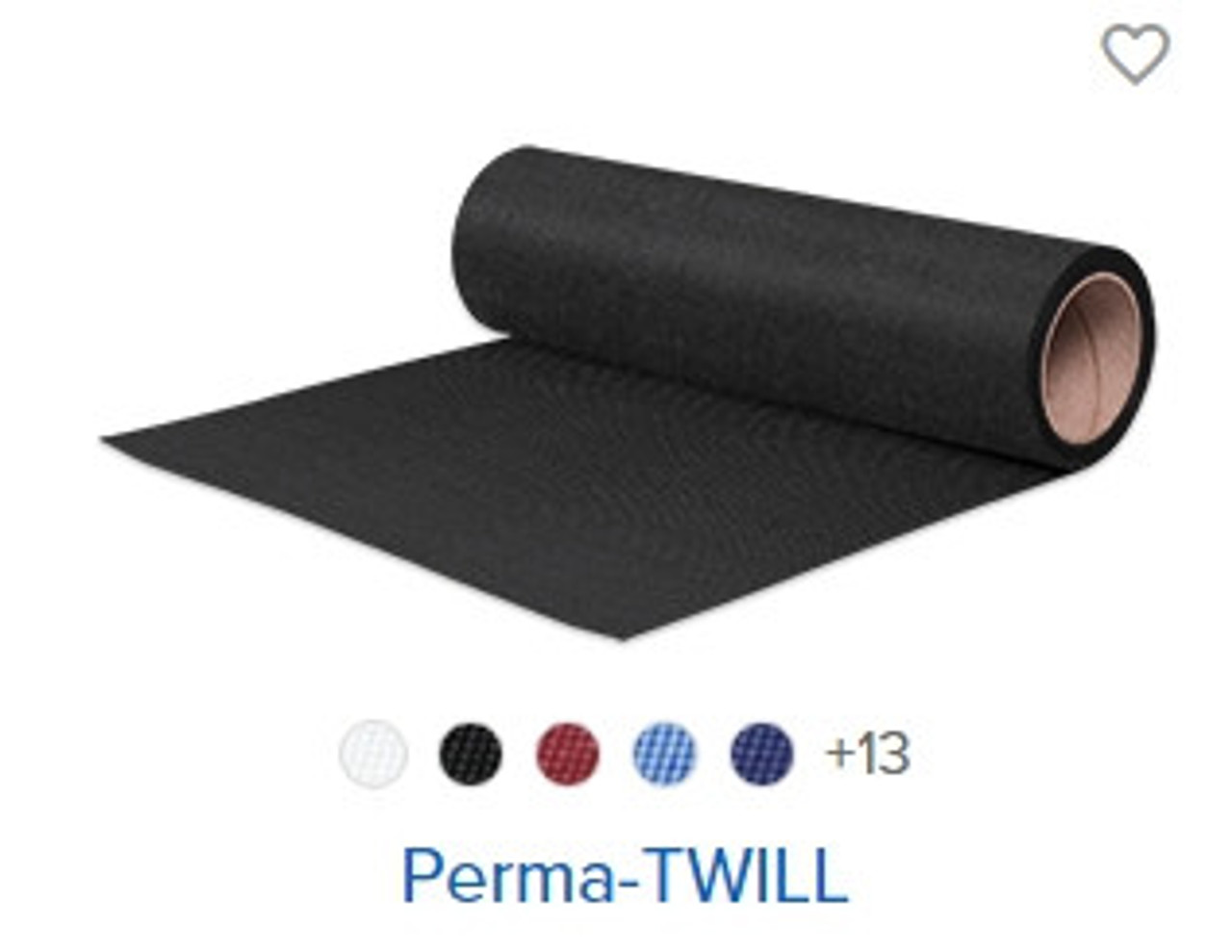 Our 100% polyester tackle twill heat transfer material is ideal for large jobs that require the look of appliqué without the sewing. Unless the material is cut with a laser, it will need to be sewn to prevent fraying.