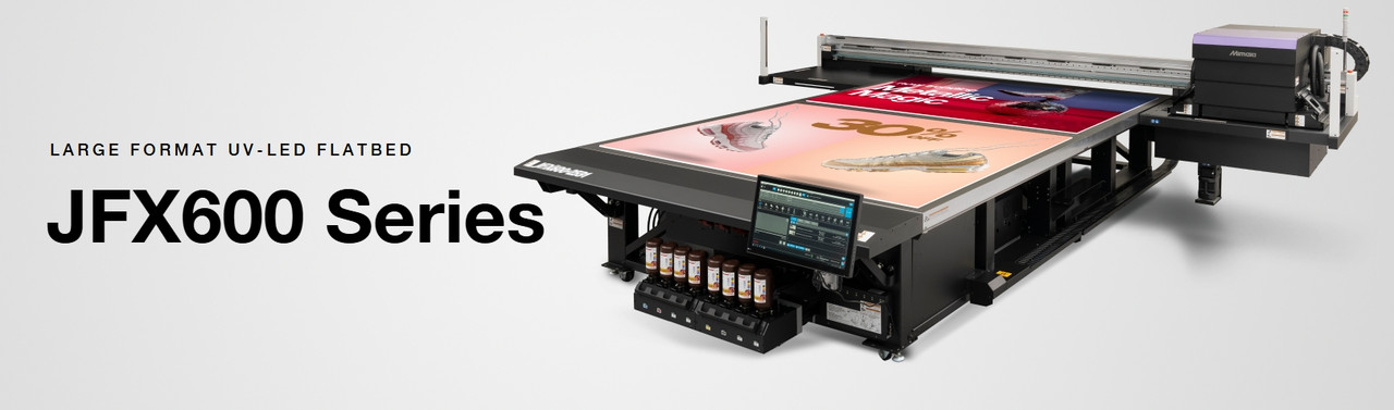 Mimaki JFX600-2513 EX UV Flatbed Printer | Industrial 4x8 Rigid