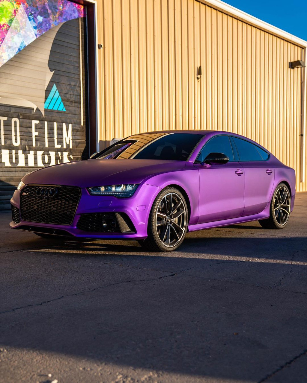 Close-Up of KPMF K75803 Royal Amethyst Matte Vinyl Wrap
A close-up view of KPMF K75803 Absolute Matte Royal Amethyst, highlighting the velvety texture and rich purple color that creates a bold yet elegant presence in any lighting.