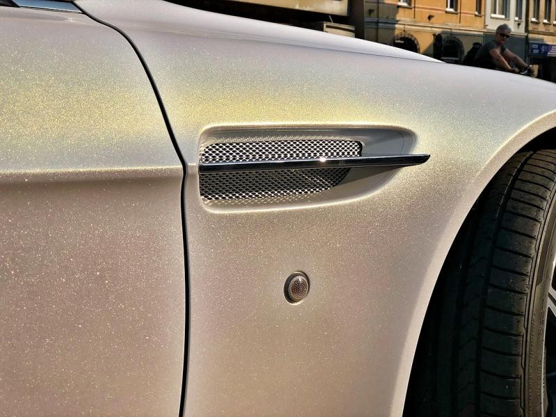 KPMF K75500 Matte Gold White Starlight Iridescent Vinyl Wrap