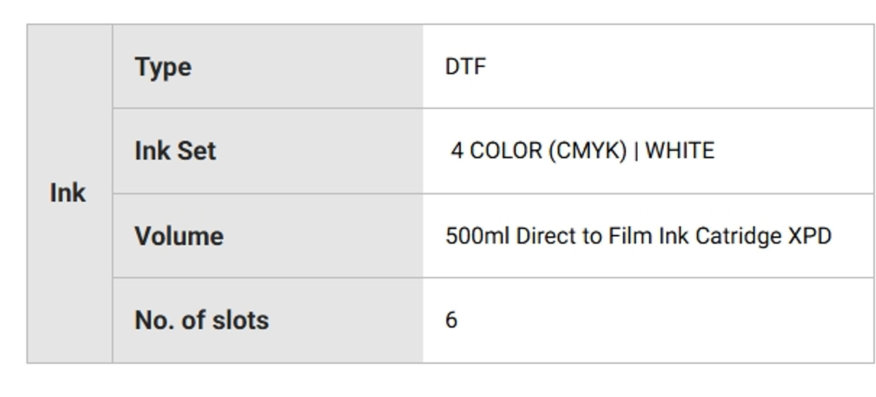 STS Inks XPD-924D DTF Printer