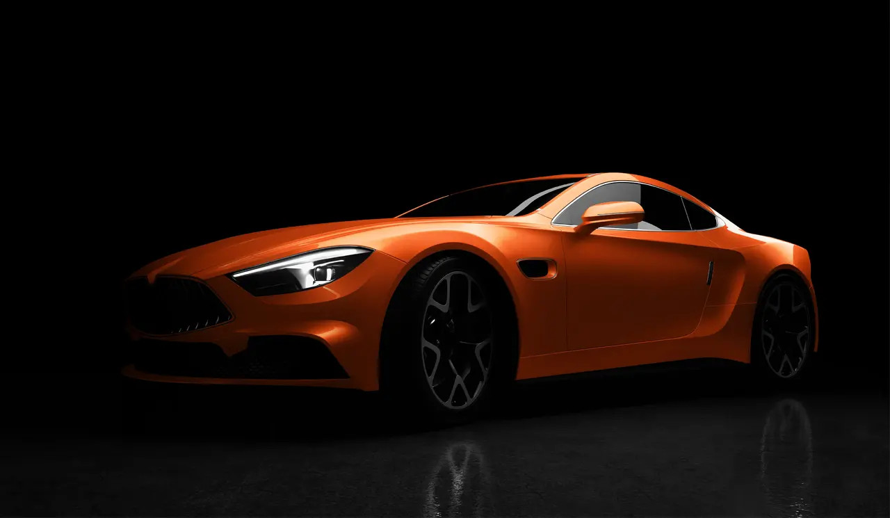 Arlon PCC #406 Gloss Orange vehicle wrap film featuring a vibrant high-gloss orange finish, available at Kirin Global Supplies