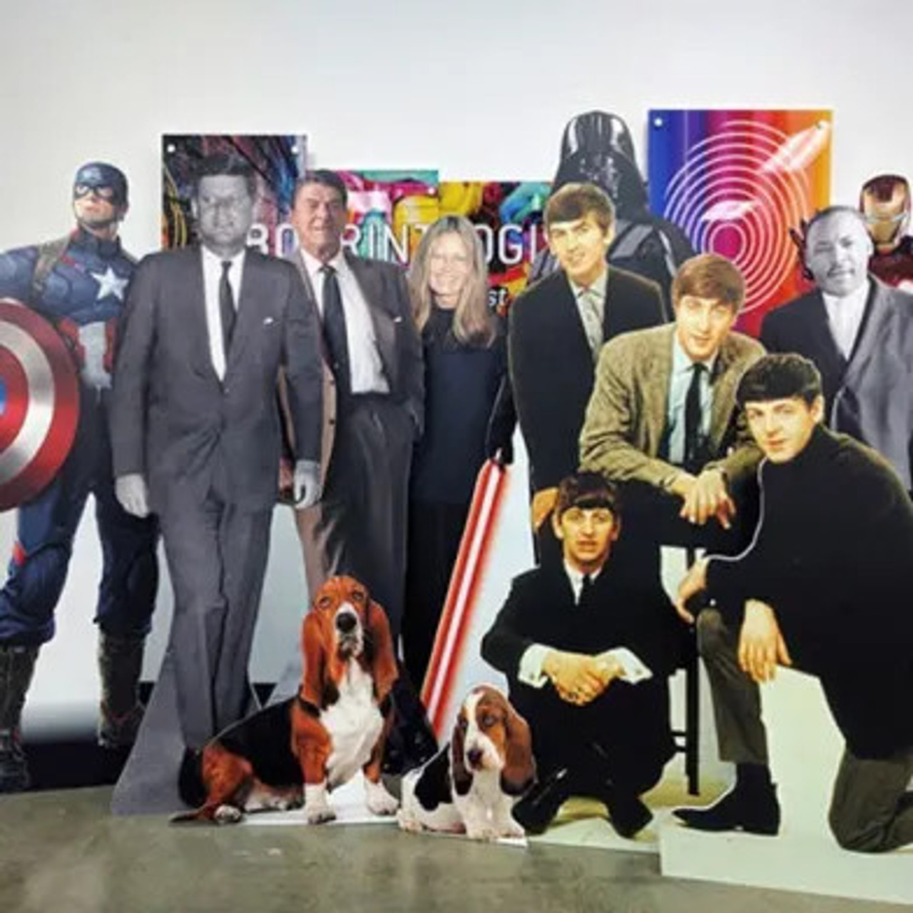 High-resolution product photo of UltraBoard™ Classic foam core boards stacked in different thicknesses, showcasing clean edges, smooth facers, and premium white/black finishes. An example application image could show UltraBoard™ Classic used in a gallery print, retail display, or mounted photograph for professional presentation.