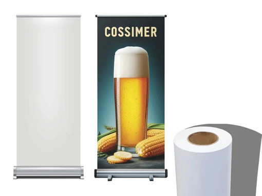 Graphictac 10mil anti curl roll up banner film 36 x 100