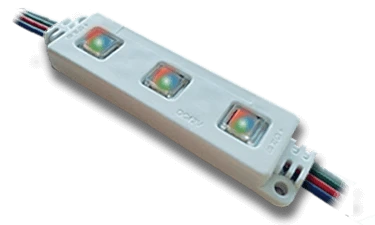 Allanson ACLW-RGB3 40 12V color-changing RGB module. Low profile 0.75" wide, cULus listed, 50,000 hour life. Bags of 40. Overnight AZ, NV, NM, CO.
