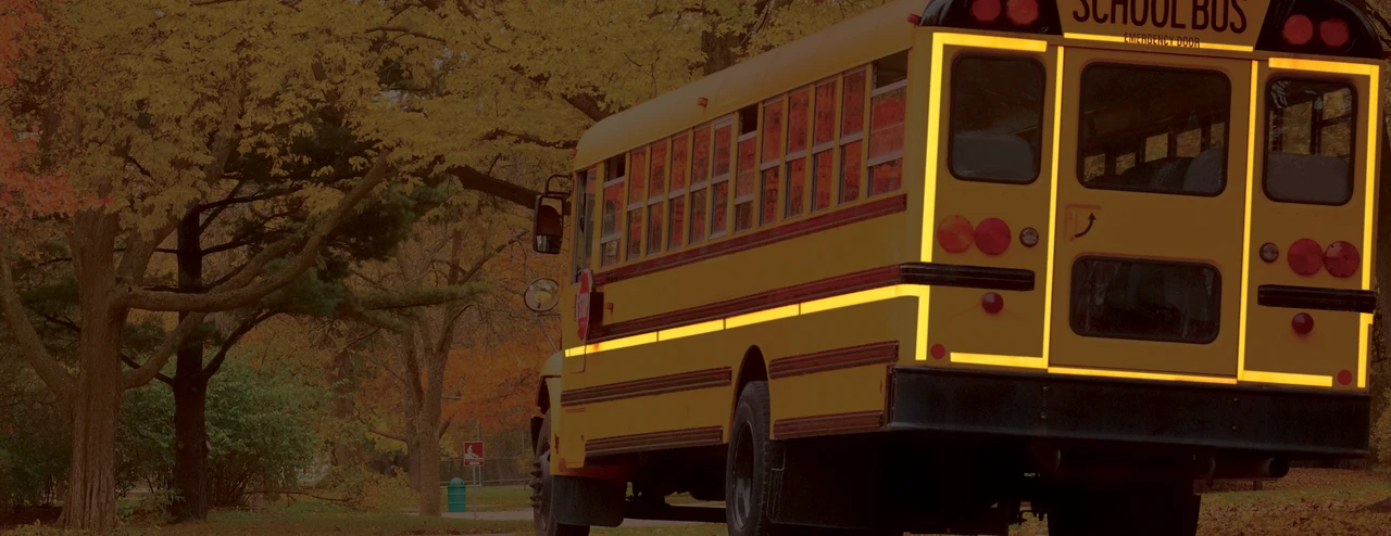 High-intensity prismatic reflective tape for marking school bus exits, windows, hatches and perimeters. V59 is the only ORALITE® school bus tape offered in both yellow and white, and ORAFOL lists it as meeting ASTM D4956-13, FMVSS 217 and CSA D250