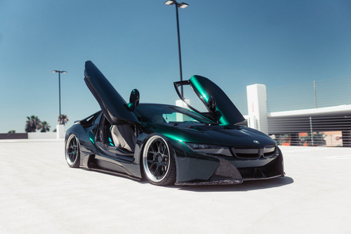 KPMF K75400 Gloss Green Black Iridescent Vinyl Wrap | Premium