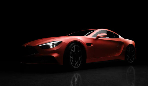 Arlon PCC #551 Matte Aluminium Red vehicle wrap film featuring a brushed aluminum texture with a deep matte red finish, available at Kirin Global Supplies
