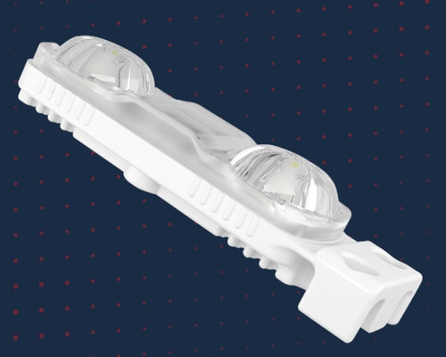 High-efficiency TMTLED Mini 2 Game Changer LED Module featuring compact size, cable hiding technology, and IP67 waterproof rating. Ideal for small to medium channel letter signage, available in 0.36W, 0.60W, and 0.80W variants with 3000K and 6500K color temperature options.