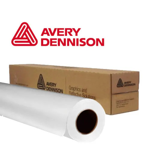 Close-up of Avery Dennison® DOL 1360Z gloss overlaminate applied over printed vehicle graphics, showcasing a mirror-like finish and edge wrap over a deep channel.