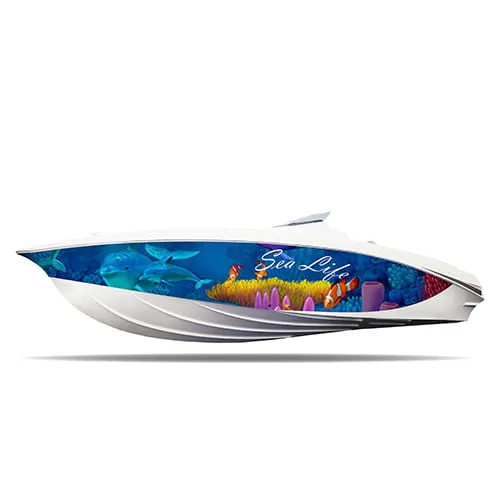Avery Dennison® DOL 1080Z Matte Overlaminate applied over a vehicle wrap, delivering a glare-free matte finish across curves and recessed areas. Avery Dennison® DOL 1080Z Matte Overlaminate applied over a vehicle wrap, delivering a glare-free matte finish across curves and recessed areas.