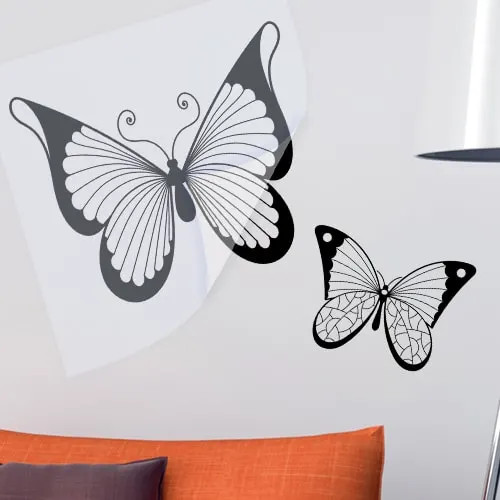 Clear Choice AT65 application tape showing ultra-clear visibility for multi-color graphic alignment