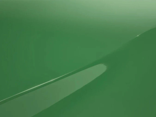 Mirror-finish vivid performance green vinyl vehicle wrap from 3M with 250% better reflected image quality. The wrap-grade match for Lamborghini Verde Mantis and Hellcat Sublime Green — engineered for supercar tribute builds, Mopar muscle projects, performance accents, and bright-color fleet branding. UV-stable pigment formulation. Protective film layer guards surface during install. 60" x 25 yd roll, 3M™ MCS™ Warranty up to 8 years vertical.