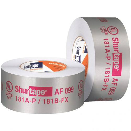 【U LAN】Numbering Tape Brushed Hood Shurtape Industrial AF 099 UL 181A-P/B-FX Aluminum Foil Tape