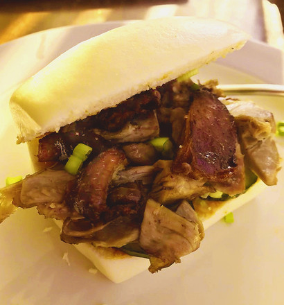 Duck Bahn Mi with Cracklins