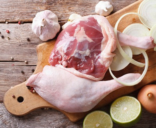 Duck Legs with Sausage Stuffing