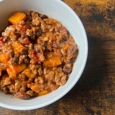 Turkey Butternut Squash Chili