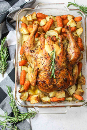 One Pan Roasted Chicken