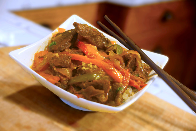 Asian Style Pepper Steak