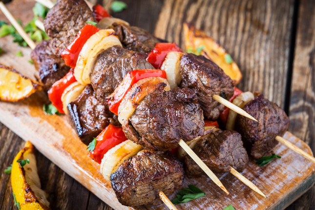 Pepper Steak Kabobs