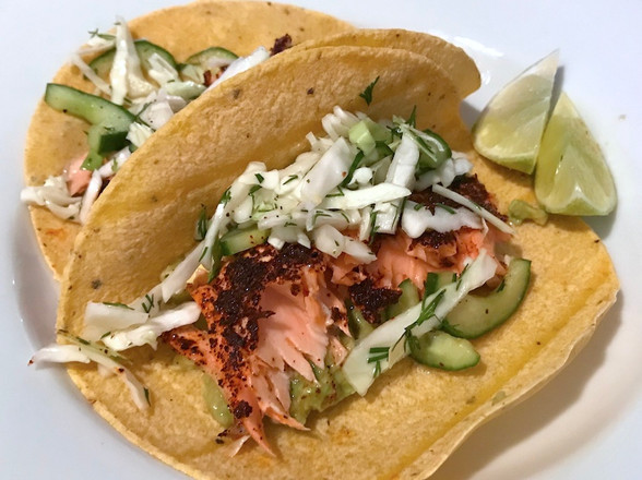 Roasted Salmon Tacos