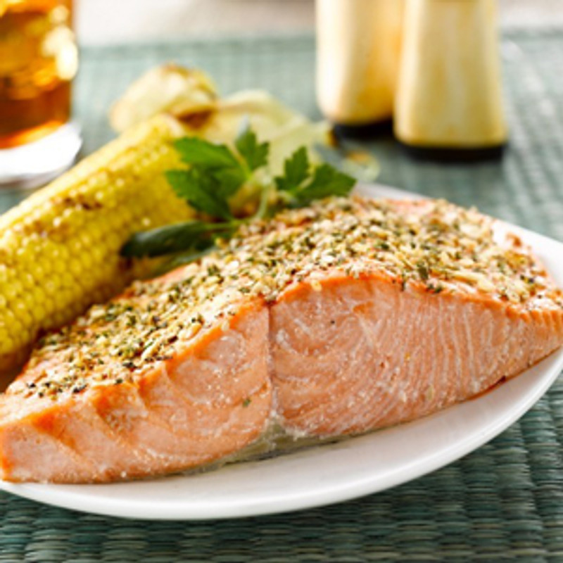 Planked Alaskan Salmon with Sol-i-mar Rub 