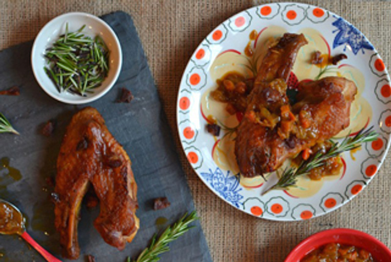 Herb Braised Turkey Wings