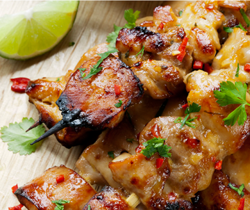 Ultimate Grilled Chicken Skewers