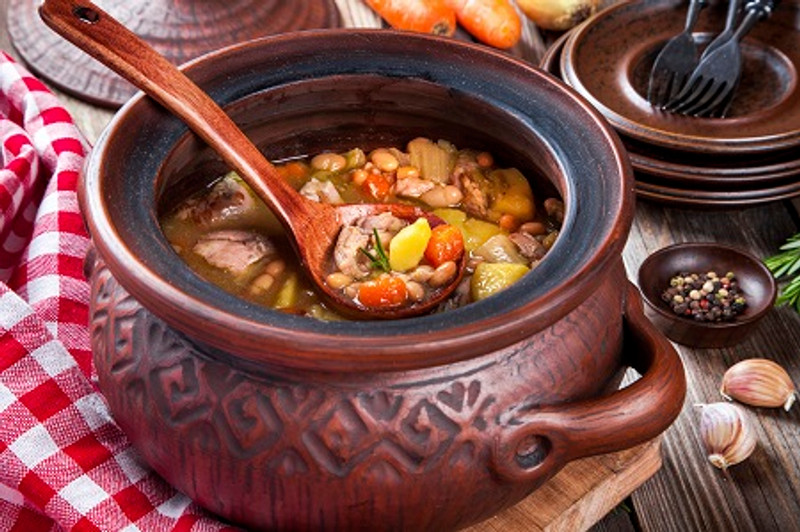 French Bean and Sausage Soup