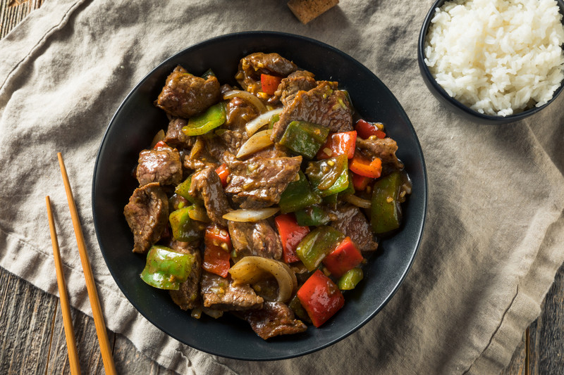 Pepper Steak with Onions and Peppers