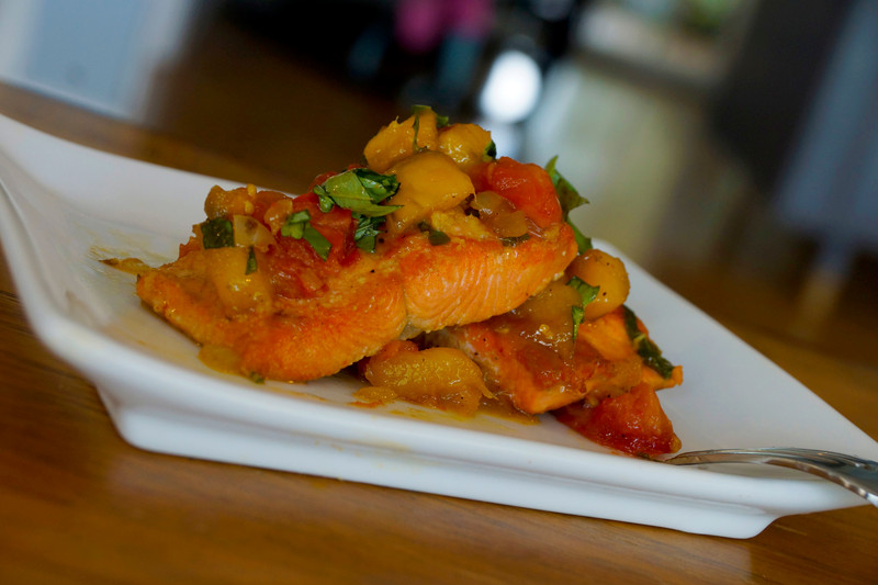 Tropical Salsa Salmon